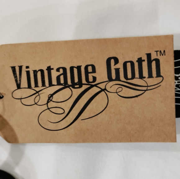 NWT Vintage Goth, Size 22, Gray Patterned Waist Trainer - Picture 8 of 9